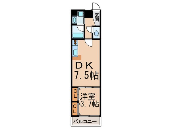 ラルテ天王寺の物件間取画像